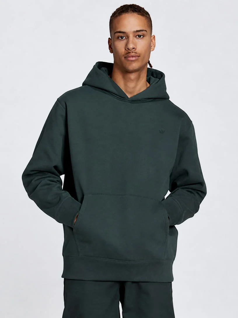 Forest green cotton hoodie