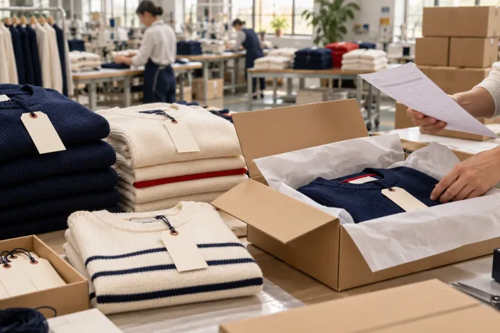 Empaque y etiquetado de prendas para exportación: checklist práctico para marcas