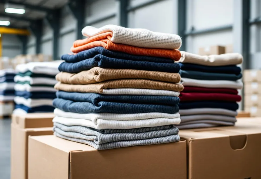 Prendas preparadas para empaque y exportación